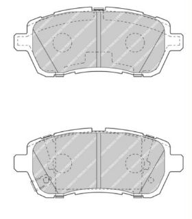 ÖN  FREN BALATASI FİESTA VI MATERIA SIRİON 1.3 1.5 ECO 06- MAZDA II 07- SUBARU JUSTY 1.0 07- SUZUKİ SWİFT 1.2 1.3 1.6 10- resmi