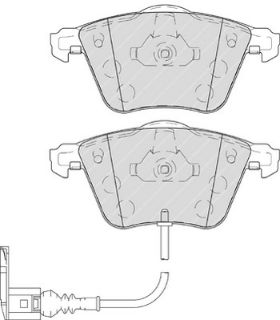 ÖN BALATA GOLF VI 2.0 R4-09 13 GOLF VI 2.0TDİ 13 2.0TSİ 08-13 AUDI A3 03-12 TT 08-14 resmi