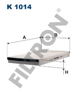 POLEN FİLTRESİ DİKDÖRTGEN ASTRA G 98-04 - ASTRA H 04-14 -ZAFİRA A 98-10 1.4-1.6-1.8-2.0T-16V resmi