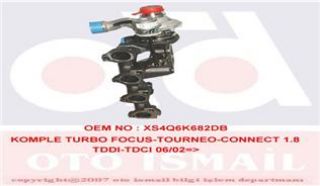 TURBO KOMPLE FOCUS-TOURNEO-CONNECT 1.8 TDDI-TDCI 06/02 resmi