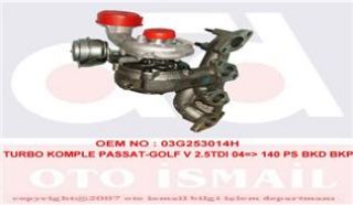 TURBO KOMPLE 7249305012S PASSAT-GOLF V - A3 2.0 TDI 04 140 PS BKD BKP 7249305010S resmi