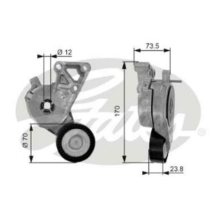 X ALTERNATÖR GERGİ KİTİ ÇİFT KANALLI KAYIŞ PASSAT YM BORA GOLF IV-POLO resmi