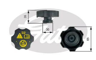 RADYATÖR YEDEK SU DEPO KAPAĞI BM ASTRA J CRUZE CORSA D-E INSIGNIA MOKKA KARL ADAM ZAFİRA C AMPERA CASCADA 07- resmi