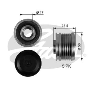 ALTERNATÖR RULMANI W168 W169 W245 04-06 resmi