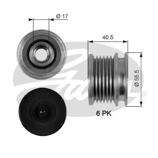 X ALTERNATÖR KASNAĞI RULMANLI MERCEDES SPRINTER-C SERI W202-S202 -E SERI W124-W210 6 KANAL resmi