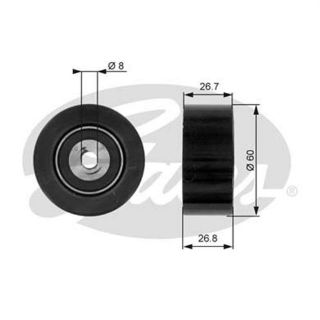 ALTERNATÖR GERGİ RULMANI PARTNER-P206-306-JUMPY1.9D -P307 1.4 16V-1.6 16V-C2 1.4-1.6-C3 1.4İ-1.4 16V resmi