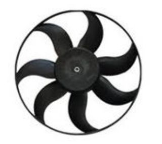 FAN MOTOR PERVANESI 295 MM KUCUK CADDY GOLF V JETTA PASSAT TOURAN A3 FABIA OCTAVIA resmi