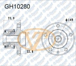 TEKER PORYASI ÖN ARKA 5 BİJON ABSLI TRANSPORTER T5 T6 1.9 2.0 2.5TDI 03> 30X85X45 resmi