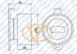 TRIGER GERGI RULMANI ( HONDA CIVIC / CRX / ROVER 216 / 416 ) resmi