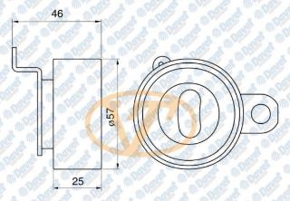 TRIGER GERGI RULMANI ( TOYOTA CARINA / CARINA E / CELICA / COROLLA / CORONA / SPRINTER ) resmi