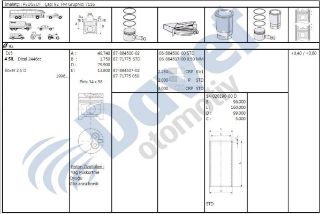 SEGMAN 92.50MM 0.50 DJ5T BOXER JUMPER EM 2.5 12V (TURBOSUZ) TAKIM resmi