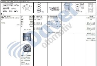 SEKMAN 75 MM 0.50 (FORD: FOCUS 1.6 TDCI 2011-> PEUGEOT: 208 308 508 DV6C EURO-5 ) resmi