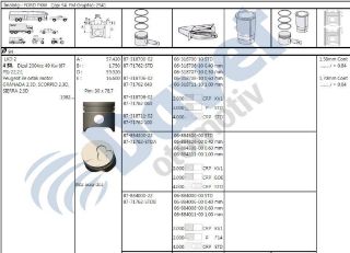 SEGMAN STD J9 2.5 XD2 2P XD94  ALTERNATİF TAKIM resmi