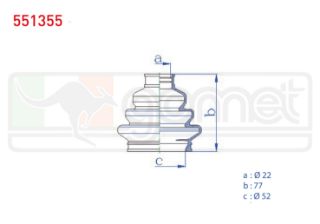 AKS KÖRÜĞÜ KİTİ SOL SAĞ ARKA DIS BMW 3 SERISI (E46) 320 D 22X77X52 1998-2005/ 5 SERISI (E39) 520D 1995-2003/ 5 SERISI (E39) 525İ 1995-2003/ X5 (E53) 3.0D 2000-2007/ resmi