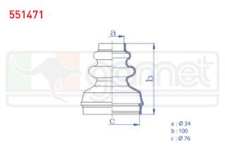 AKS KÖRÜĞÜ KİTİ SOL SAĞ İÇ CITROEN BERLİNGO (MF) 2.0 HDI 34X100X76 1996-2005 / C5 II(RC) 1.6 HDI 2004-2008 / C4 (LC) 1.6 HDI 2004-2009 / PEUGEOT 307 (3A/C) 1.6 HDI 2000-2007/ PARTNER(5)1.9 D 1996-2008 resmi