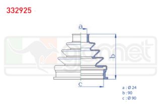 AKS KÖRÜĞÜ KİTİ SOL SAĞ DIS VOLKSWAGEN PASSAT (3B3) 2.0 TDI 24X90X90 2000-2005/TRANSPORTER IV(70XB,70XC,7DB,7DW) 1.9 TD 1990-2003 /AUDI A6(4A, C4) 2.5 TDI 1994-1997/SKODA SUPERB(3U4) 1.9 TDI 2002-2010 resmi