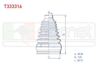 AKS KÖRÜĞÜ KİTİ SOL SAĞ İÇ TERMOPLASTIK MERCEDES A SERISI (W169) A 150 26X125X75 2004-2012/ A 160 CDI 2004-2012/ A 180 2004-2012/ B 160 (W245) 2005-2011/ B 200 2005-2011 resmi