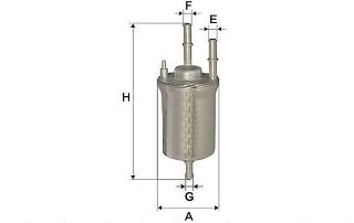 YAKIT FILTRESI - 6.6 BAR (VW AMAROK 10-  CADDY 11- GOLF 04-14  POLO 10-  AUDI A3 04-13  SEAT LEON  06-13  SKODA OCTAVIA 04-13) resmi