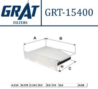 KABIN FILTRESI KARBONLU -(VW CADDY 04-  GOLF 04-14  PASSAT 06-  AUDI A3 04-13  SEAT LEON 06-13) resmi