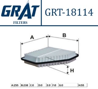 HAVA FILTRESI - (TOYOTA: RAV4 06>11 / RAV4 06-12 2.0 VVTI - 2.4 VVTI - 3.5 VVTI / CAMRY 06- 3.5 V6 "BENZINLI" ) resmi