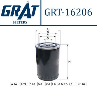 YAG FILTRESI  (KISA TIP) - ( HYUNDAI: H100 / STAREX / H100 KAMYONET 04>/ H1 08> / H350 2.5 CRDI 15> / MITSUBISHI: L300 / KIA: BONGO 04> K2500 ) resmi