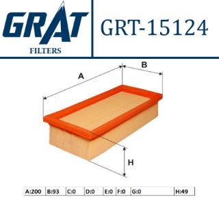 HAVA FILTRESI - (VOLKSWAGEN: GOLF I-GOLF II-GOLF CABRIO) resmi