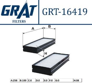 KABIN FILTRESI - (CIFTLI)-(SANTAFE 04>06/SONATA 01>06  ) resmi