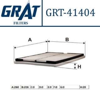 KABIN FILTRESI - (NISSAN: PRIMERA "1.6-2.0" 96>02 ) resmi