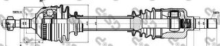 AKS SOL KOMPLE (DIS FREZE: 25 İÇ FREZE: 37, BOY: 625MM) P406 YM 01> 2,0HDI 2,0 16V 3,0 24V ABSLI: 48 DIS resmi