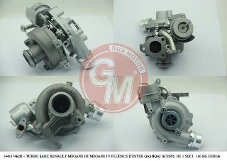 TURBO ŞARJ MEGANE III - MEGANE IV - FLUENCE - DUSTER - QASHQAI - SCENİC III 1.5DCI 110 BG EURO6 13--> resmi