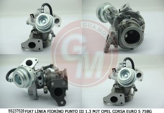 TURBO ŞARJ BİPPER NEMO 1.3HDI 10--> FİORİNO 1.3D MJT 07--> LİNEA-PUNTO III 1.3MJT - CORSA EURO5 resmi