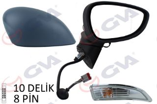 DIŞ DİKİZ AYNASI SAĞ FİESTA 12 ELEKTRİKLİ ISITMALI KATLANIR SİNYALLİ ASTARLI ASFERİK 10 FİŞ VM-6326NEBAR 1748313 resmi