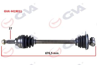 KOMPLE AKS SOL TRAFİC II-OPEL VİVARO 1.9 DCI 01 676MM resmi