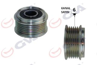 ALTERNATÖR KASNAĞI FOCUS 01-04 -FOCUS II 04- -MONDEO IV 07- -CONNECT 02- 1.8TDCI resmi