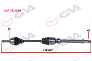 KOMPLE AKS SAĞ CLİO IV 0.9 TCE A/T 12- 6 VİTES resmi