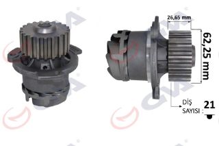 DEVİRDAİM LADA SAMARA 88-99 BA 2108 VEGA 1.5-1.5 16V-16 95-12 resmi