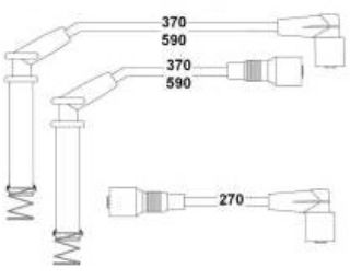 BUJİ KABLOSU VECTRA A 1.8 İE 93-95 resmi