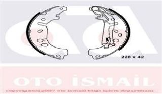 ARKA PABUÇ BALATA FİORİNO 1.3D MULTİJET-1.4 08 BİPPER-NEMO 1.4-1.4HDI 08 resmi