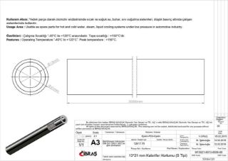 13MM X 21MM ÜNİVERSAL KALORIFER HORTUMU S TIPI resmi