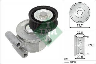 V KAYIŞ GERGİ KUTUGU VOLVO S40 V50 C30 10> 1.8 - 2.0 FORD FOCUC II C-MAX 1.8 2.0 09>11 resmi