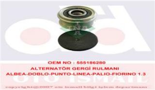 ALTERNATÖR KASNAĞI 1,3 LİNEA-DOBLO-FIORINO-PUNTO-ASTRA H-CORSA C 06- resmi