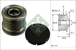 V KAYIŞ GERGİ RULMANI W11B16 MINI R56 08- resmi