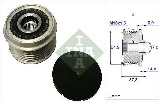 ALTERNATÖR GERGİ RULMANI SANTA FE II 10>12 SORENTO II 09> OPTIMA 12> resmi