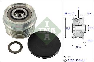 ALTERNATÖR KASNAĞI 2.0 D TRANSIT V-184 01- resmi