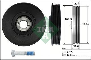 KRANK KASNAGI TEKLI PARTNER II BERLİNGO II 206 EXPERT II JUMPY II SCUDO II KLIMALI DW8B 1.9 DÜZ DW10 resmi