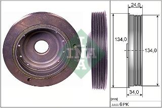 KRANK KASNAGI CLİO MEGANE 1,4 1,6 16V K4M MEGANE II LAGUNA 1,6 resmi