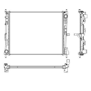 RADYATÖR CLİO III-MODUS-MİCRA III 1.5 DCI-1.2 16V-1.4-1.6 AC KLİMASIZ MEK 495X392X18 RA0230870 resmi