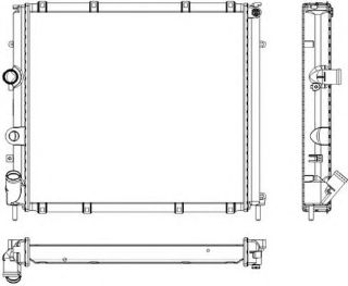 RADYATÖR KNG 97 1.9D KLİMASIZ MEK 478X424X33 resmi