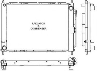 RADYATÖR CLİO III 1.5 DCI 06/05 MEK AC 510X382X18 16 resmi