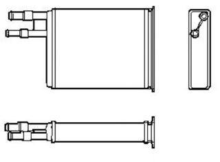 KALORİFER RADYATÖRÜ RA2070050 BOXER 2.0 2.5D (94-) resmi